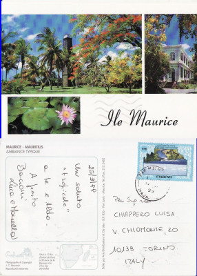 Ilustrata Insulele Mauritius (Franta )-vedere foto