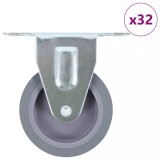 vidaXL Roți fixe, 32 buc., 75 mm 277830
