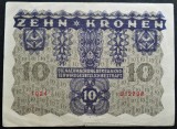 Cumpara ieftin Bancnota istorica 10 COROANE / KRONEN- AUSTRIA, anul 1922 * cod 319