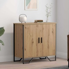 vidaXL Bufet stejar artizanal 78 x 35.5 x 74.5 cm Lemn compozit