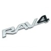 Emblema Crom Negru 3D RAV4, 17cm, ABS, Autoadeziva, Toyota