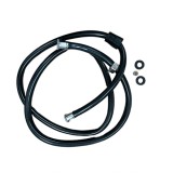 Cumpara ieftin Furtun + para dus scafa frizerie - Negru - 108