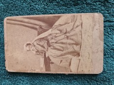 fotografie de colectie , vechi atelier . Distinsa doamna din inalta societate ,Notite pe verso