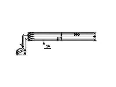 Radiator racire ulei motor, termoflot Behr/Mahle Audi Q7 (4L), 03.2006-05.2010, motor 4.2 V8, 257 kw, benzina, 4.2 TDI, 240 kw, diesel, 560x72x16 mm, foto