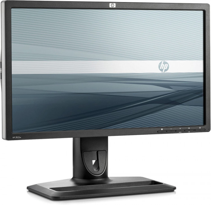 Monitor Refurbished HP ZR22W, 21.5 Inch, Full HD S-IPS, VGA, DVI, DisplayPort NewTechnology Media