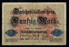 Germania 1914 - 50 Mark, circulata foto