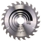 Panza fierastrau circular Bosch Optiline pentru lemn, 165 x 30/20 x 2.6 mm