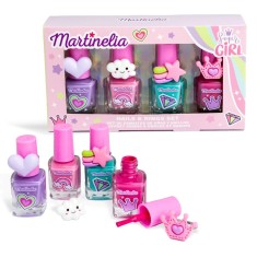 Set 4 lacuri de unghii si inele Supergirl 90198, Martinelia