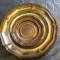 D836- Lot 2 Tavi vechi rotunde stative flori etc alama argintata interbelice.