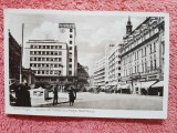 Carte postala, Bucuresti Calea Victoriei cu Piata Teatrului1938
