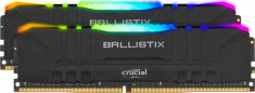 Memorie Crucial Ballistix RGB 16GB (2x8GB) DDR4 3200MHz CL16 Dual Channel Kit foto