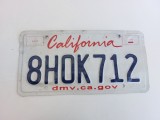 California Inmatriculare USA original, decor de perete