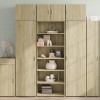 VidaXL Dulap &icirc;nalt, stejar sonoma, 70x41x185 cm, lemn prelucrat 3281689