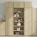 VidaXL Dulap &icirc;nalt, stejar sonoma, 70x41x185 cm, lemn prelucrat