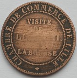 Franta, 5 Centimes, Vizita imperială la Lille , Napoleon III 1853