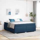 Cumpara ieftin Cadru de pat albastru 180 x 200 cm țesătură