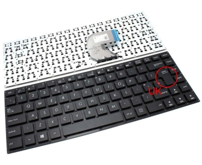 Tastatura Asus VivoBook E403S layout UK fara rama enter mare, VivoBook E403SA layout UK fara rama enter mare foto