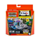 Cumpara ieftin MATCHBOX SET ACTION DRIVERS CENTRUL DE COLETE FEDEX, Mattel