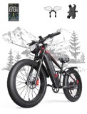 Bicicletă electrică Tifgalop ES28-R 1000W 26&#039;&#039;, FRANĂ DISC HIDRAULICĂ, 48V 18AH, 7