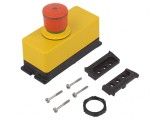 Casetă de comandă RMQ-Titan cu 1 buton cap ciupercă IP66