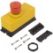 Casetă de comandă RMQ-Titan cu 1 buton cap ciupercă IP66