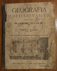 Carte: Geografia județului Vaslui, 1911, clasa a doua