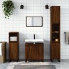 Gossi dulap de baie, stejar maro, 58x33x60 cm, lemn prelucrat