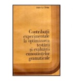 Valeriu Oros - Contributii experimentale la optimizarea testarii si