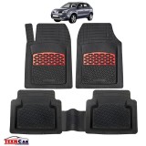Covorașe Auto TeamCar&reg; Tip Tăviță Compatibile Renault Koleos I (2008&ndash;2016) - Red), Cauciuc