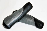 Set 2 mansoane bicicleta D2-TC-G142, culoare gri/negru, lungime 135mm Cod:A001