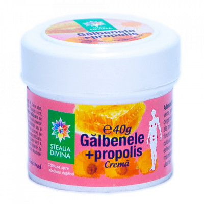 Crema galbenele cu propolis 40gr santo raphael foto