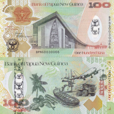 Papua Noua Guinee 100 Kina 2008 Comemorativa UNC