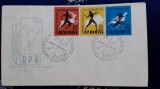 1957-Camp.internat.de atletism Bucuresti-Mi=1666-1668-FDC-RAR