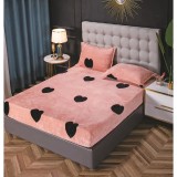 Cumpara ieftin Husa de Pat Cocolino cu Elastic + 2 Fete de Perna pentru Pat Dublu - SUZ144