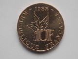 10 FRANCS 1988 FRANTA-COMEMORATIVA-ROLLAND GARROS