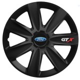 Cumpara ieftin Set 4 Capace Roti GTX Negru Carbon R17, pentru Ford, Autohelix MSA