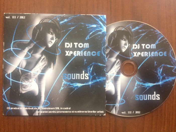 dj tom xperience sounds vol. III cd disc muzica house rhinoteam 2012 VG+/NM