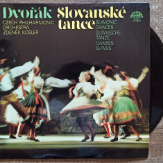 A. Dvorak, Slavonic Dances, Czech Philharmonic Orchestra// dublu LP