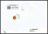 PLIC, FORMAT MARE CU PARAFĂ - MITROPOLIA BANATULUI, EPISCOPIA CARANSEBEȘULUI - CU TIMBRU - 80 BANI, LUNCAVIȚA, TULCEA - ANII 2000