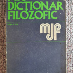 Mic Dictionar Filozofic - Editura Politica - 1973, 623 pag, stare fb