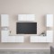 vidaXL Set dulapuri TV, 7 piese, alb, lemn prelucrat 3078672