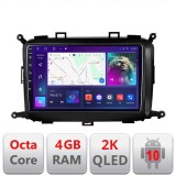 Navigatie Kia Carens 2013-2018 C-2023 Android Octa Core Ecran 2K QLED GPS 4G 4+32GB 360 KIT-2023+EDT-E409-2K CarStore Technology