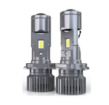 2 x Led H4 Lumini Lampa Faruri Becuri Auto Camoin Moto Hi/Low Beam 80W 12000lm 6500K 12V 24V