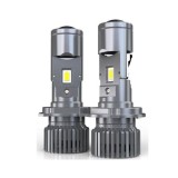 2 x Led H4 Lumini Lampa Faruri Becuri Auto Camoin Moto Hi/Low Beam 80W 12000lm 6500K 12V 24V