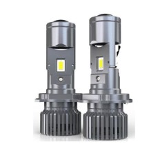 2 x Led H4 Lumini Lampa Faruri Becuri Auto Camoin Moto Hi/Low Beam 80W 12000lm 6500K 12V 24V