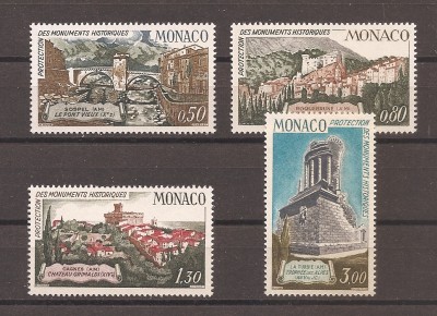 Monaco 1971 - Protecția Monumentelor Istorice, MNH foto