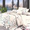 Lenjerie de pat matrimonial SUPER cu 4 huse de perna patrata, Odette, bumbac mercerizat, multicolor