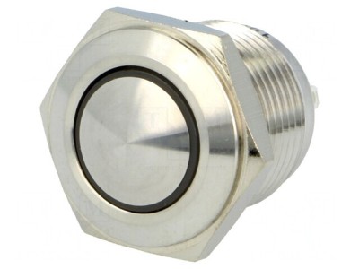 Comutator Anti-Vandal Verde IP65 SPST-NO 2A 36VDC foto