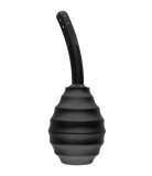 Irigator Anal LoveS Enemator II Silicon 330ml, Igiena Intima, Anti-reflux, Negru