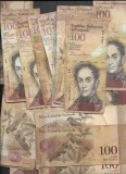 Lot Venezuela 100 x 100 bolivari bolivares ani diferiti VG-F